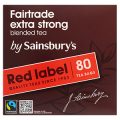Sainsbury's : thé Fairtrade extra strong