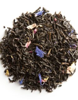 Thé noir parfumé à la violette