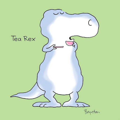 Tea Rex : le dinosaure Rex prend un thé
