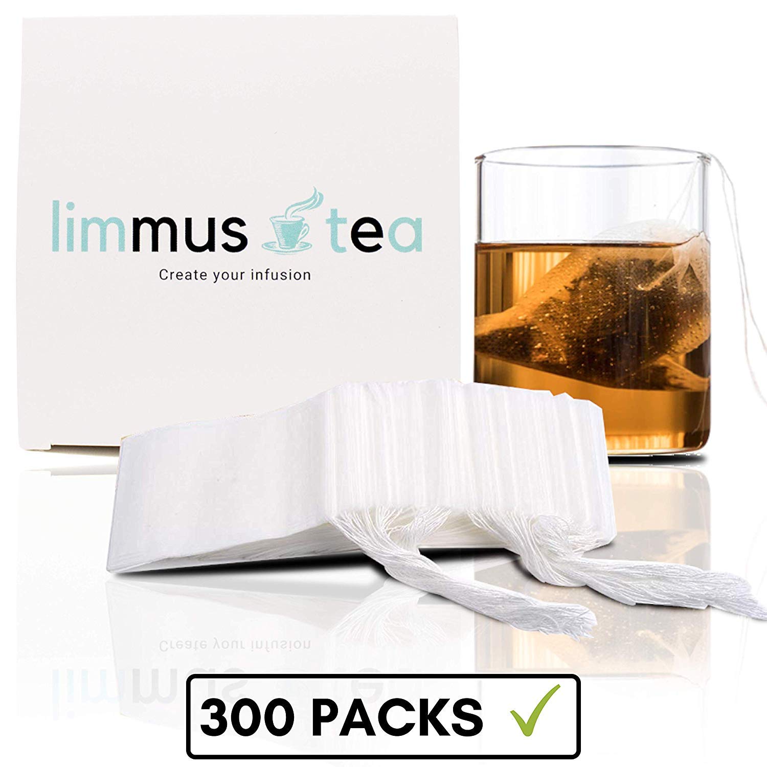 Lot de 600 sachets de filtre à thé, sachet de thé en papier